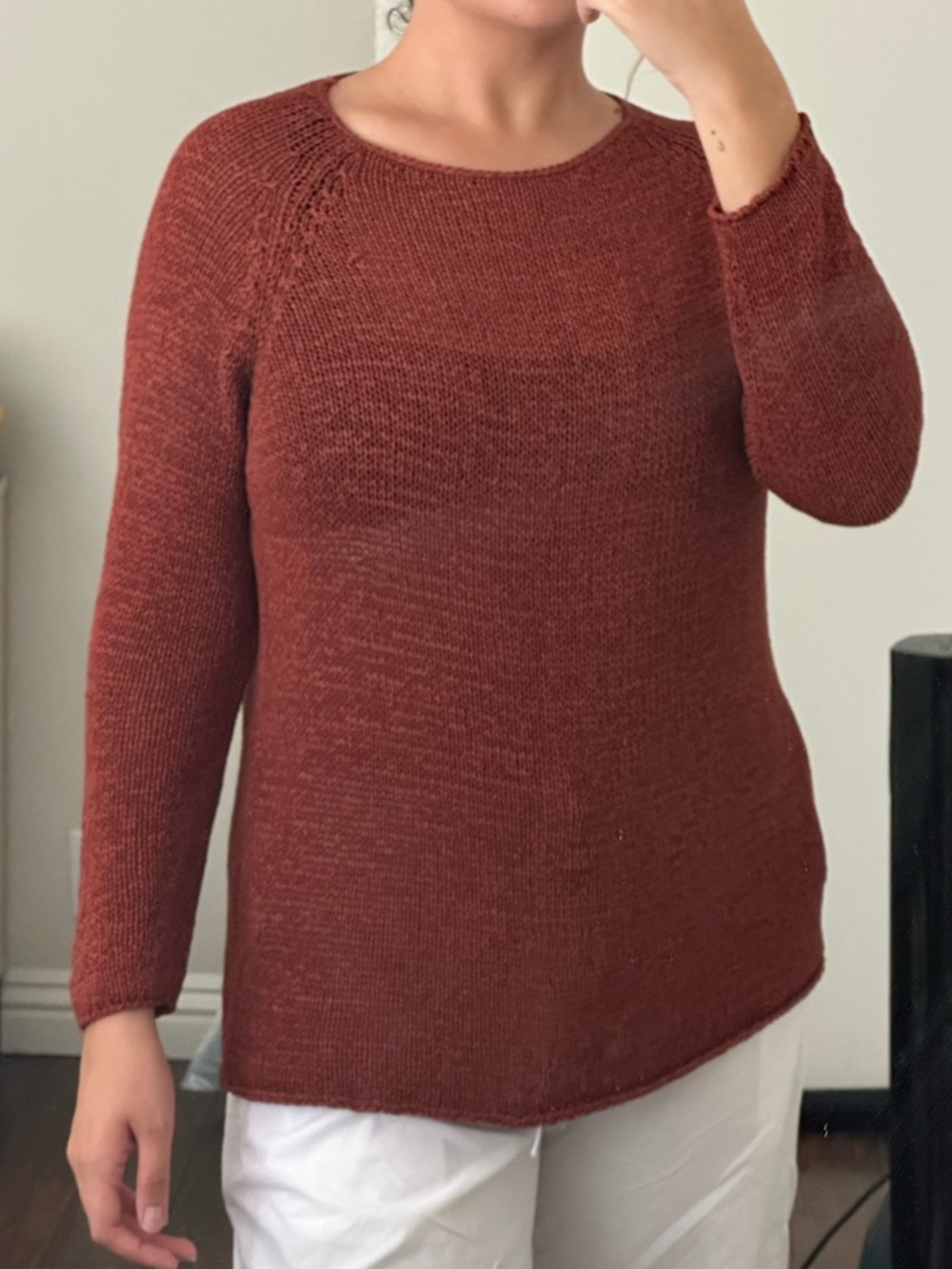 American Apparel knit mesh sweater